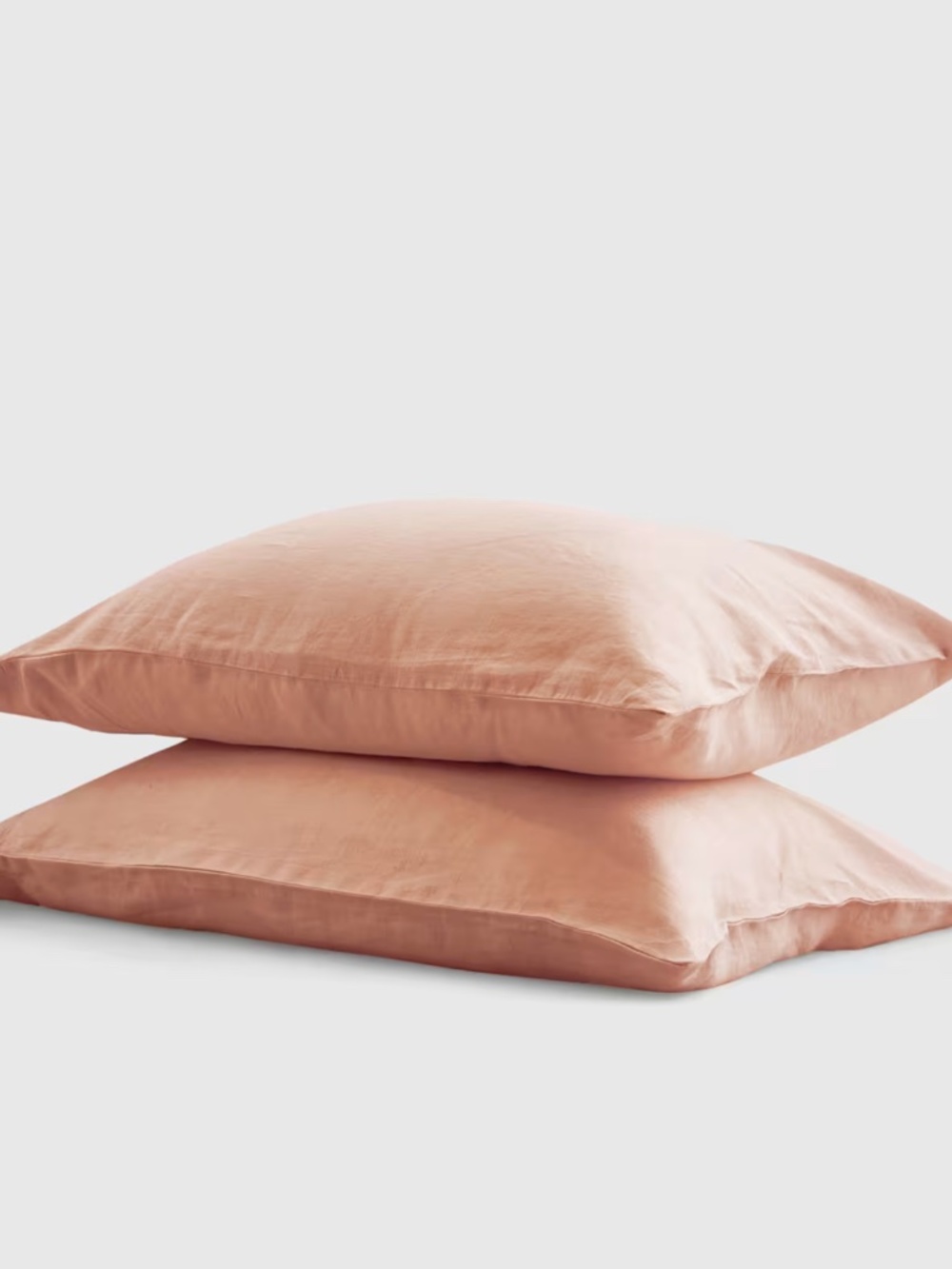 Quince European Linen Pillowcase Set — Standard — Desert Sunset — Set of 2